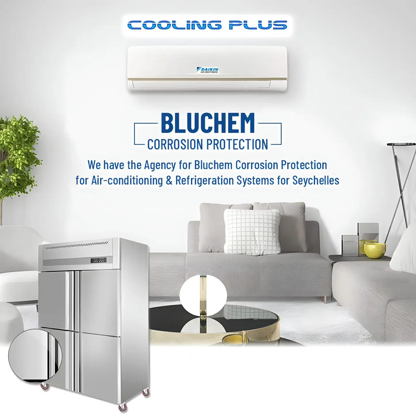 At Cooling Plus, we specialize in the air-conditioning and refrigeration industry.