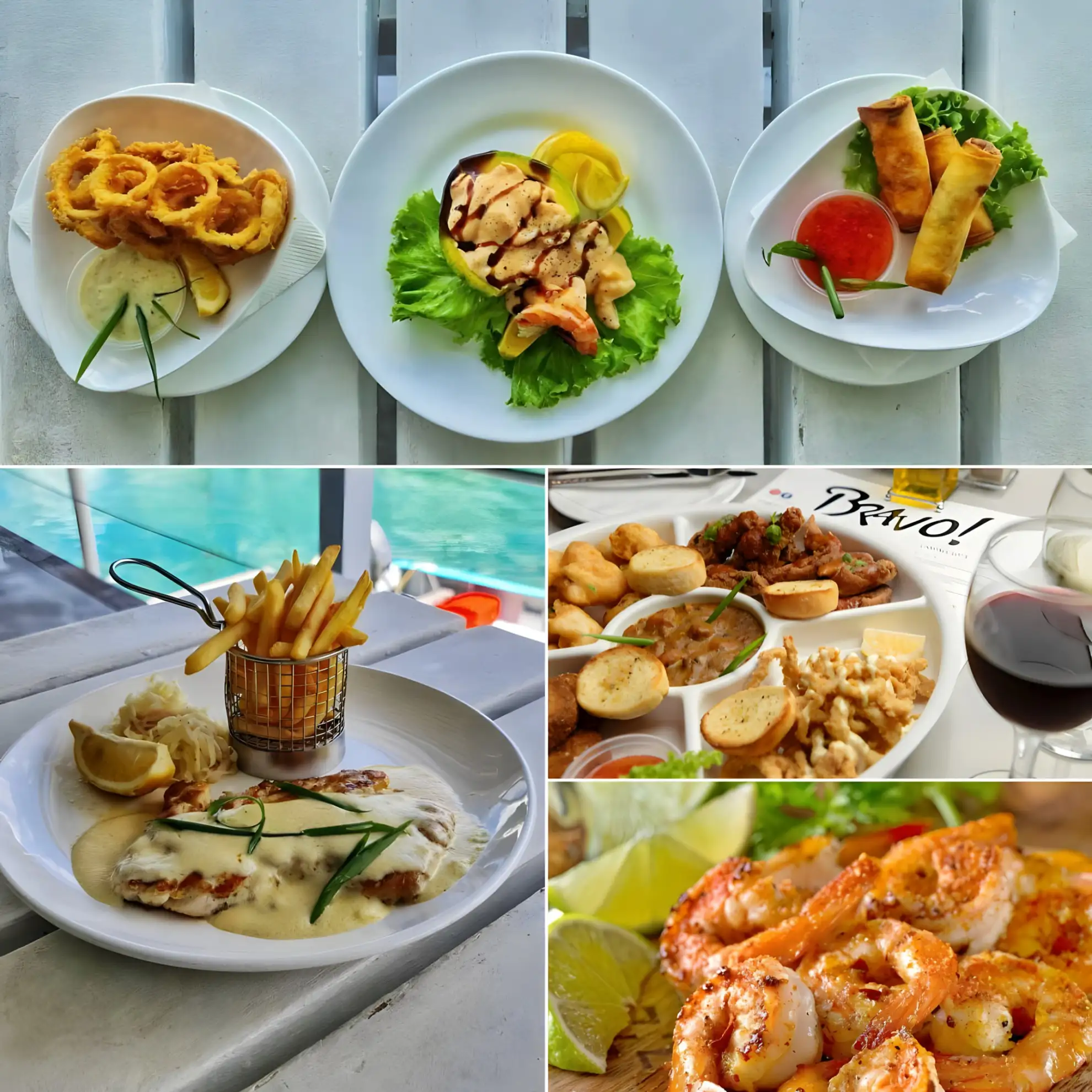 Bravo restaurant entices with a diverse menu of local and international delicacies served generously.