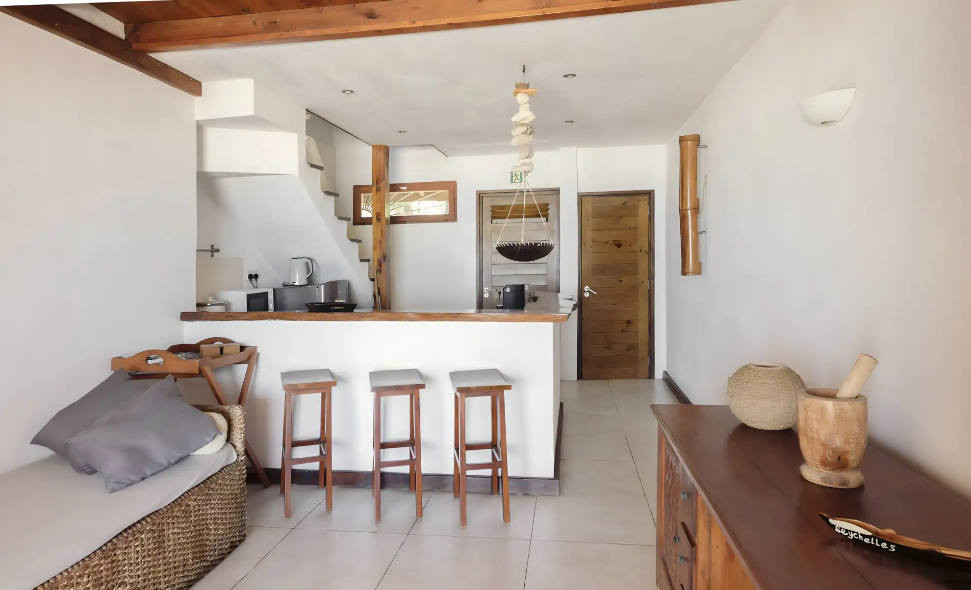 Escape to Clef des Iles, where charming self-catering maisonettes await you near Beau Vallon beach.