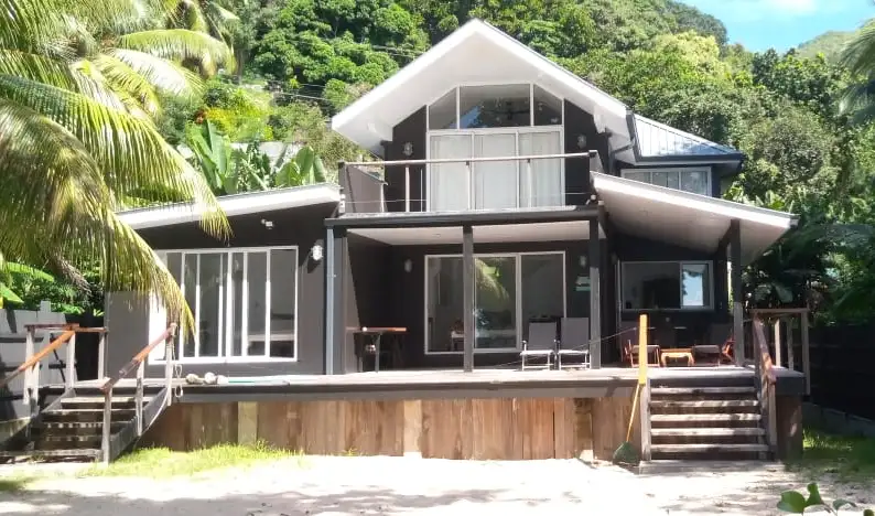 at Sunset Beach Glacis