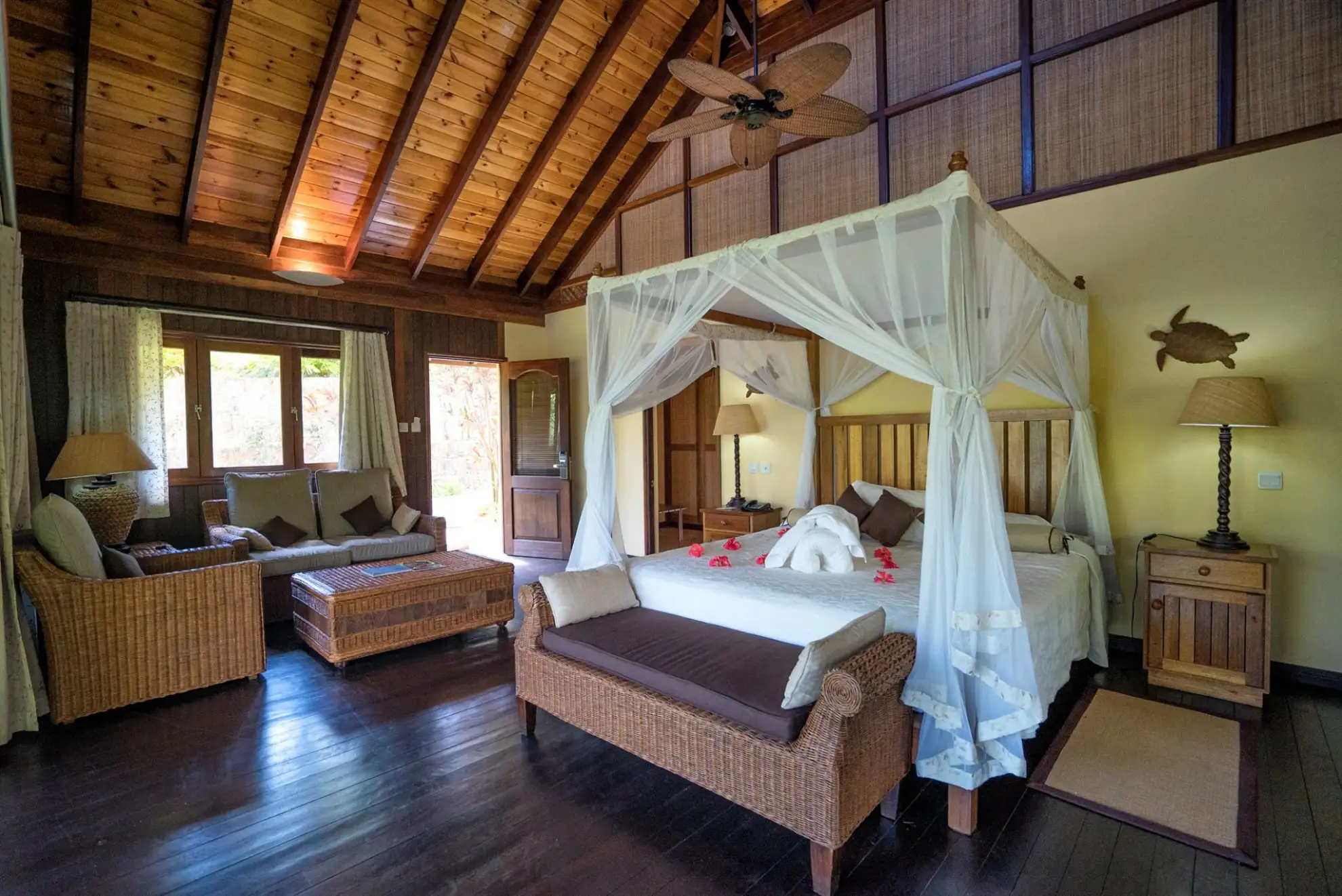 Cerf Island Resort, a boutique hotel situated at the entrance of the picturesque Sainte Anne Marine Park.