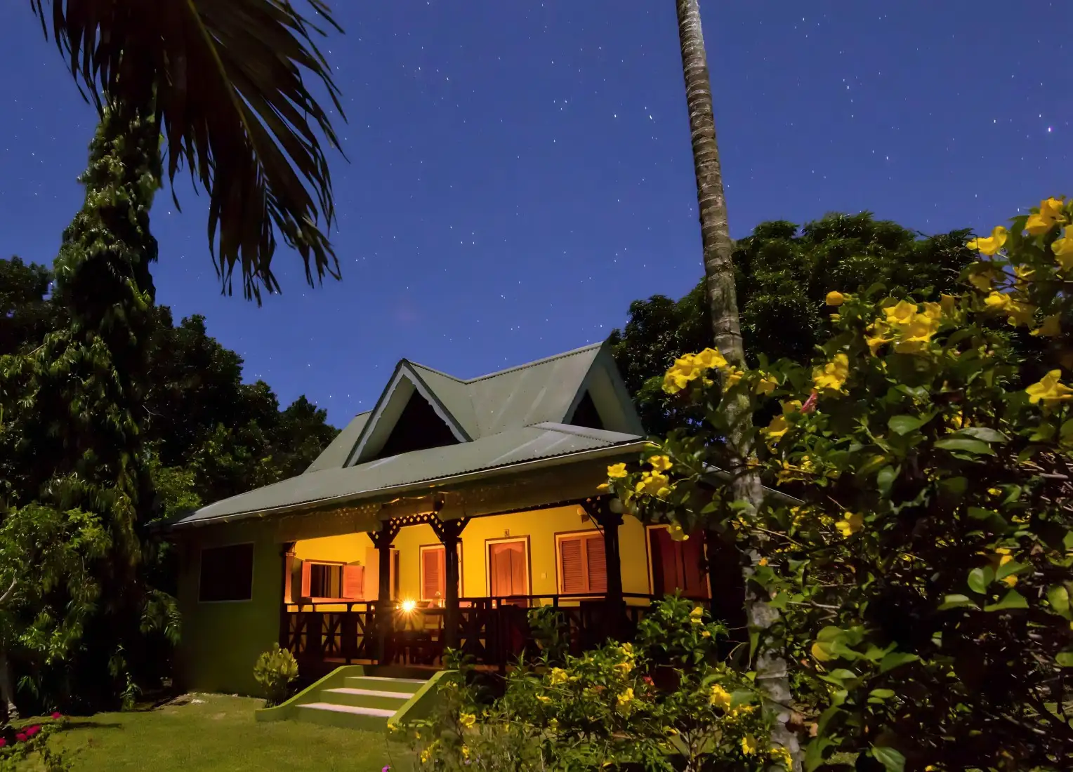 Embrace the Seychelles experience at our self-catering island bungalows, where tranquility and natural beauty await your arrival.
