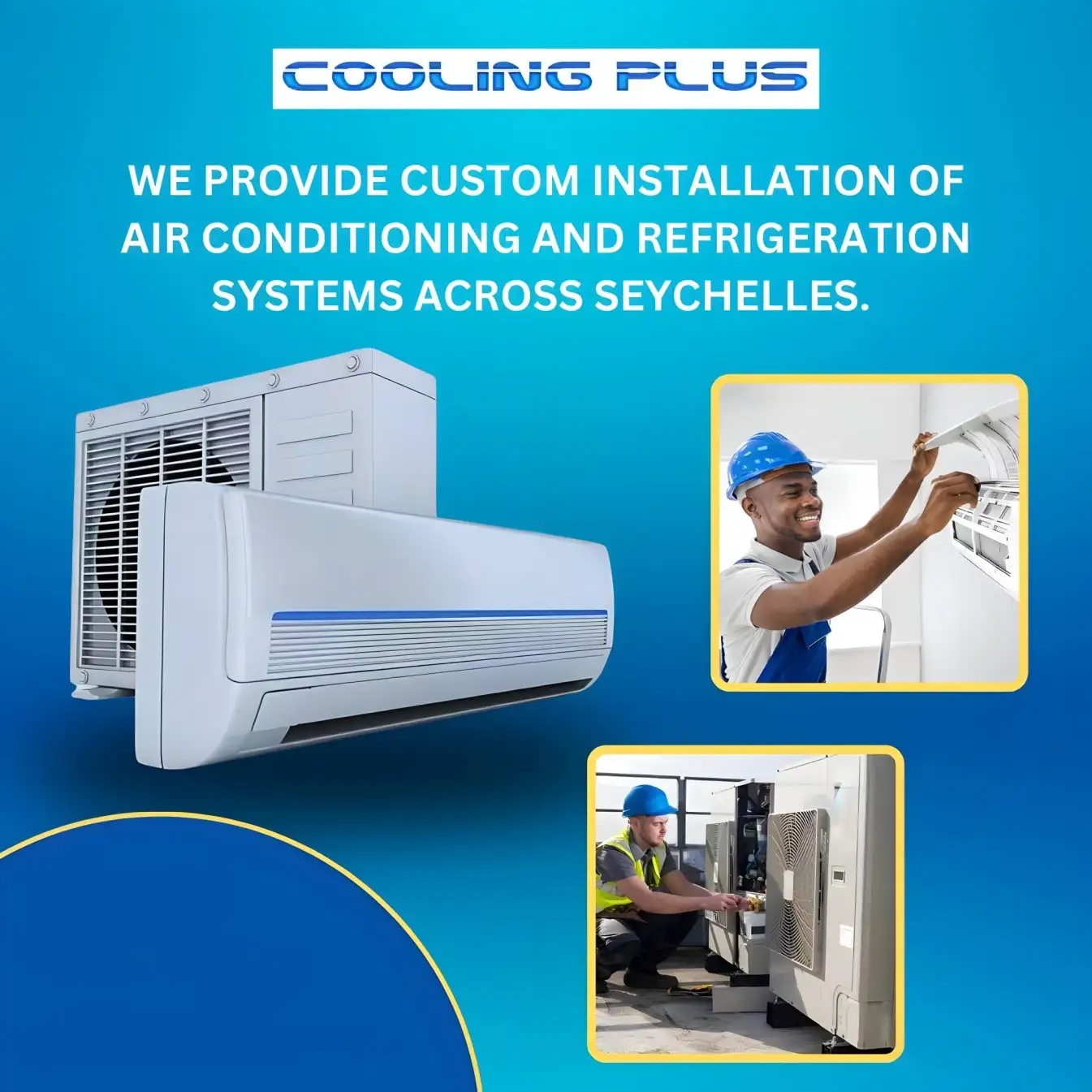 At Cooling Plus, we specialize in the air-conditioning and refrigeration industry.